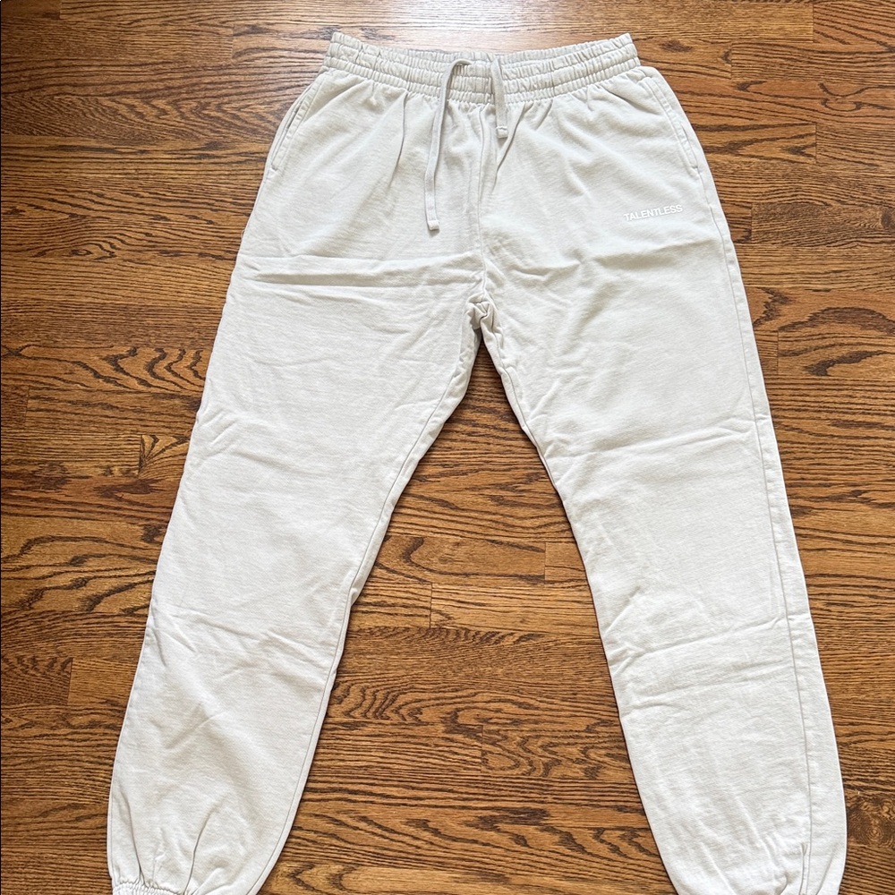 Talentless Cream Sweatpants